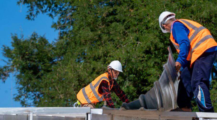 Professional metal roof installation in Petersburg, VA